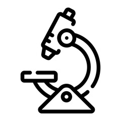 microscope Line Gradient Icon