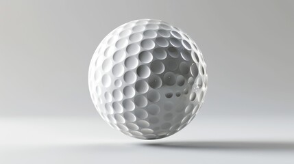 Suspended in White Space: The Silent Flight of a Golf Ball