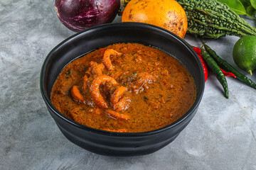 Indian cuisine - Masala with calamari