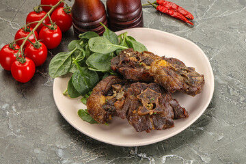 Grilled Lamb neck with spices