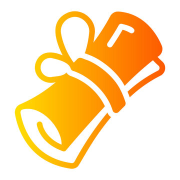 diploma Gradient icon