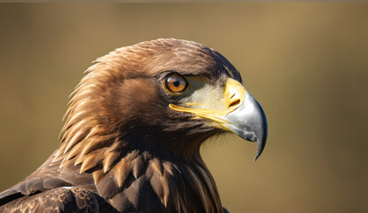 Fototapeta premium close up of a eagle, detailed