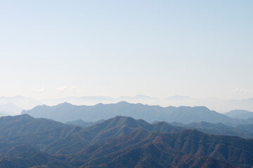 View of the mountain range