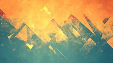 Playful Patterns. Colorful Shapes on Dynamic Background