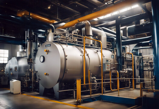 plant osmosis boiler treatment water large industrial metal utility pipe valve pump technology