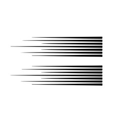 Speed lines motion blur