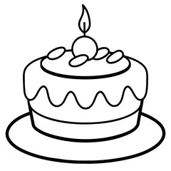         birth, birthday, bread, cake, cakes, candle, chocolate, chiffon, celebration, cupcakes, collection, design, event, happy birthday, kids, party, occasion, pastry, layer, realistic, 