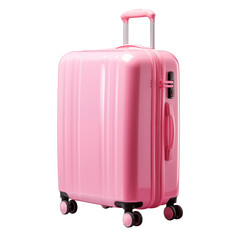 pink suitcase