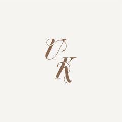 wedding concept design ideas UK initial monogram logo letter Luxury and Elegant