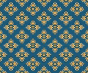 seamless damask pattern