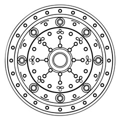 Round symmetrical design