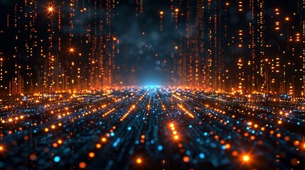 Obraz premium Data Security and Privacy. The importance of cybersecurity protocols and encrypted communication channels symbolizing the protection of information and data security and privacy.