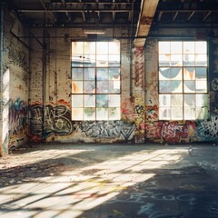 An_abandoned_warehouse_with_broken_windows