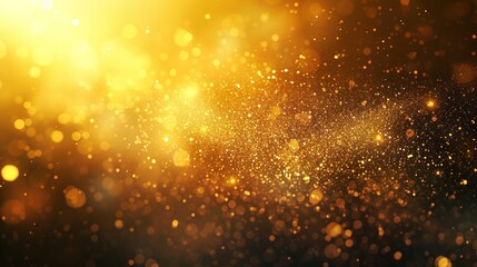 A blurry image of a golden background. Can be used as a backdrop for various designs
