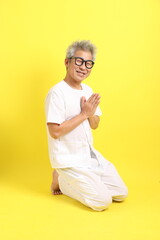 50s white clothing man