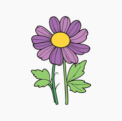 flower line filed icon download and can  be used for business logo 