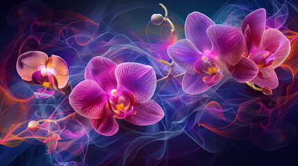orchids - obrazy, fototapety, plakaty