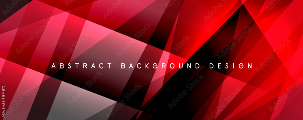 Aufkleber a red and black abstract background design with a geometric pattern High quality