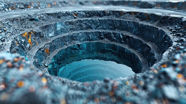 Unmanned Coal Mining Pit