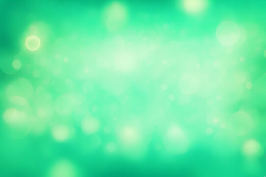 Aquamarine Green bokeh , a normal simple grainy noise grungy empty space or spray texture , a rough abstract retro vibe shine bright light and glow background template color gradient