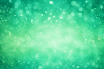 Aquamarine Green bokeh , a normal simple grainy noise grungy empty space or spray texture , a rough abstract retro vibe shine bright light and glow background template color gradient