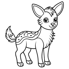 Animals coloring page for kids