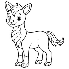 Animals coloring page for kids