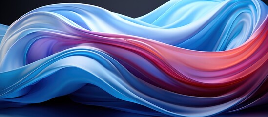 abstract blue and purple wavy background.