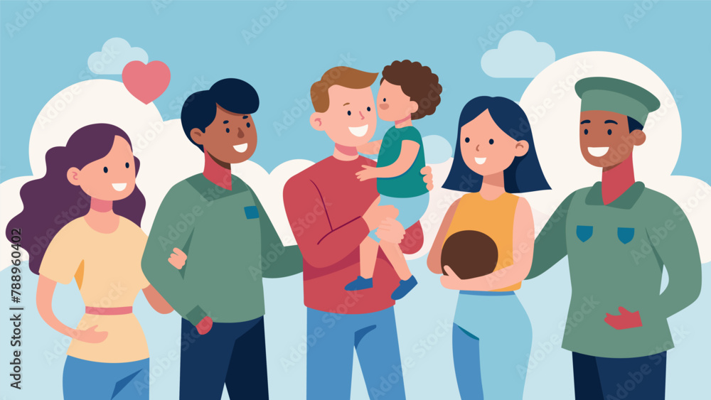 Poster families from a military base organize a playgroup to connect and support each other while their lov