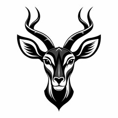 antelope head silhouette