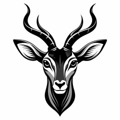 antelope head silhouette