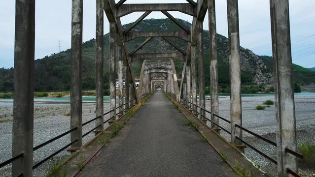 Engineering Masterpiece: Mat River Bridge in Albania with Concrete and Iron Arches, a Significant Engineering Advancement in the Balkans