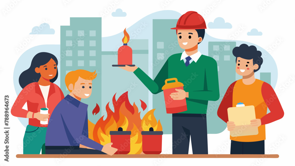 Aufkleber in this workshop participants will learn about fire safety including how to use a fire extinguisher 