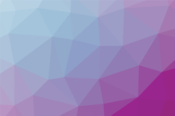 Fototapeta premium Gradient purple blue polygon pattern. Low poly design. Vector illustration 