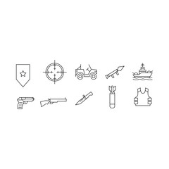 war symbol war tools icon design for graphics, logo, website, social media, UI, mobile apps, EPS10