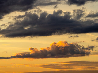 Fire dusk dramatic burning sky clouds twilight evening gold orange sunset