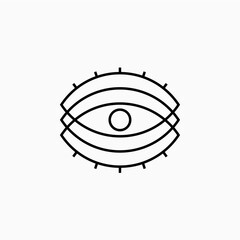 eye vision logo vector icon illustration - 788974499