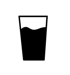 Water glass icon 