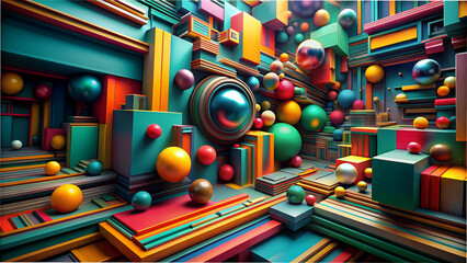 Fototapeta na wymiar abstraction, graphics, wallpaper, design, 3D, geometry, line, shape, color, texture, pattern, pattern, contrast, harmony, dynamics, static, depth, volume, perspective, illusion, style, minimalism, mod