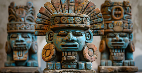 Olmec god Bird Monster (This deity was a fearsome creature with a bird-like head and a serpent-like body.)