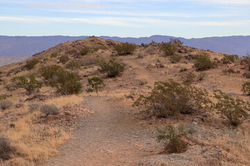 Hiking in the foothills of the Peninsular mountains of Southern California