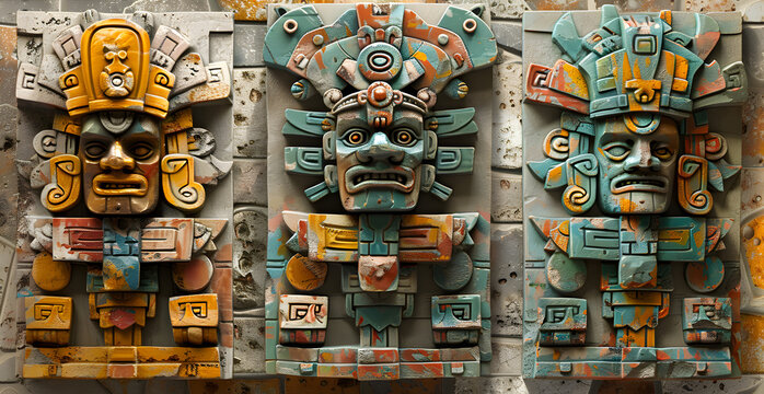 mayan god Itzamna (The god of the heavens, day, and night)