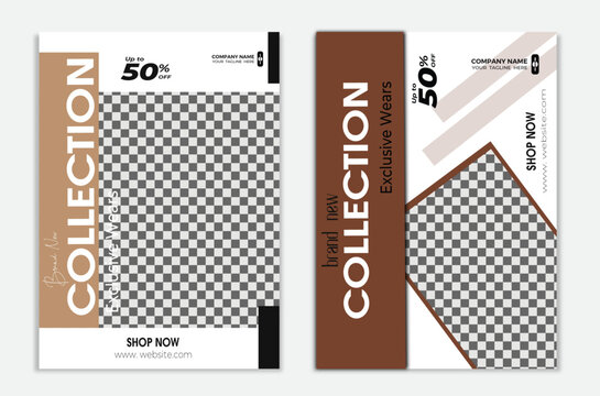 flyer design template for advertisement. 