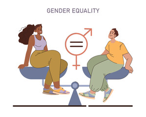 Gender Equality concept.