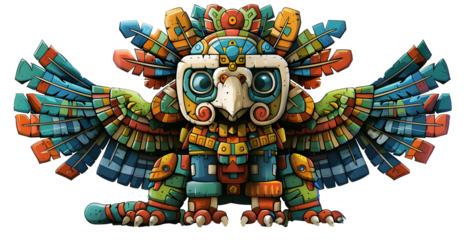 Olmec god Jaguar God (The jaguar was a symbol of strength and power for the Olmecs.)