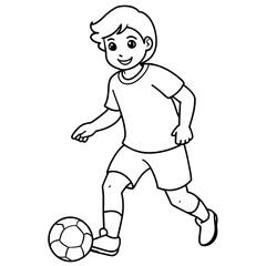          child who play football.
