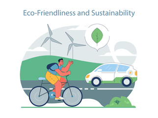 Eco-Friendliness and Sustainability concept.
