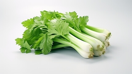 Fresh celery. Summer food and drinks. Healthy lifestyle
