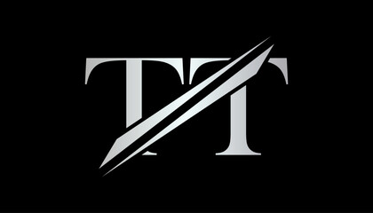 tt letter logo design template elements. tt vector letter logo design. - obrazy, fototapety, plakaty