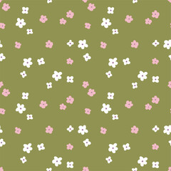 Seamless pattern with cute colors. Design for fabric, textile, wallpaper, packaging.